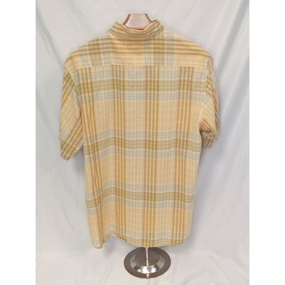 Covington Field and Stream Yellow Red Button Down Collared Shirts Size M - Picture 6 of 15